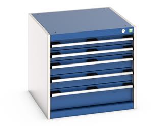 Bott Cubio 5 Drawer Cabinet 650W x 750D x 600mmH For Static Framework Benches only 57/40027102.11 Bott Cubio 5 Drawer Cabinet 650W x 750D x 600mmH.jpg
